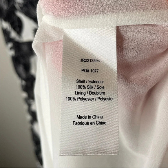 Jason Wu Mix Print A-Line Paneled Sweetheart Dress 100% Silk Size 4 - Picture 11 of 13